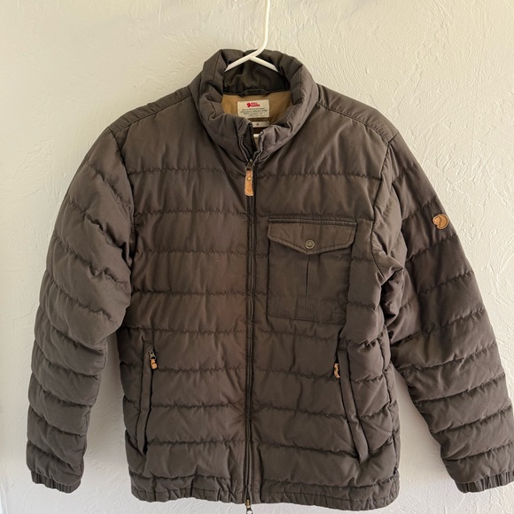 Fjallraven G-1000 Goose Down Ovik Lite Puffer Jacket Dark Olive